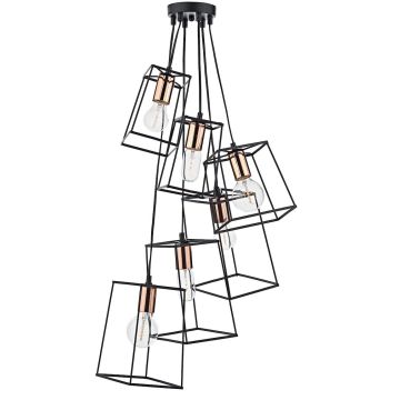 Dar Lighting TOWER TOW0622 Pendelleuchte 6x40W/E27