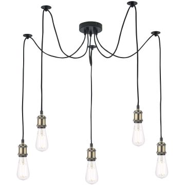 Dar Lighting WACO WAC0575 Pendelleuchte 5x60W/E27