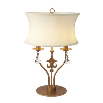 Elstead Lighting WINDSOR WINDSOR-TL-GOLD Tischleuchte 2x60W/E14