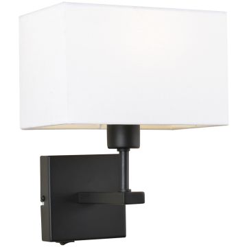Italux NORTE WL-1122-1-A-BM-RC-WH Wandleuchte 1x60W/E27 IP20