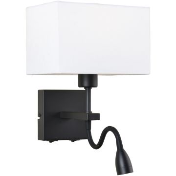 Italux NORTE WL-1122-2-BL-BM-RC-WH Wandleuchte 2x60W, 3W/E27, LED 3000K 350LM IP20