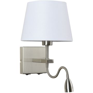 Italux NORTE WL-1122-2-BL-SN-RO-WH Wandleuchte 2x60W, 3W/E27, LED 3000K 350LM IP20