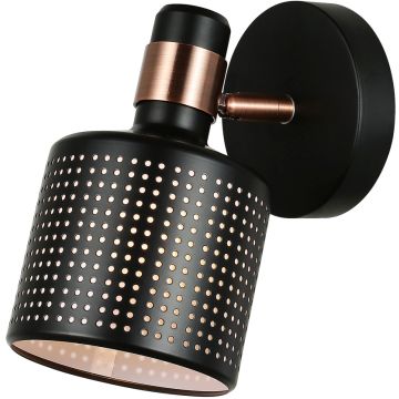 Italux RESTENZA WL-2439-1-BK Wandleuchte 1x40W/E27 IP20