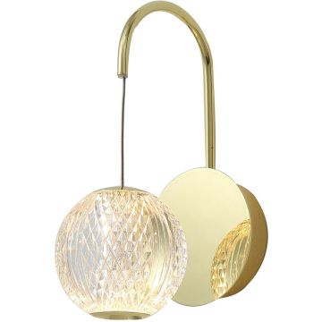 Italux ROSARIO WL-12220121-1A-GD Wandleuchte 1x4,2W/LED 3200K 280LM IP20