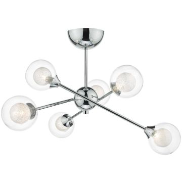 Dar Lighting ZEKE ZEK0650 Deckenlampe 6x25W/G9