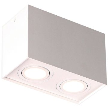 Maxlight BASIC SQUARE C0088 Aufbau-Downlight 2x50w/gu10 ip20