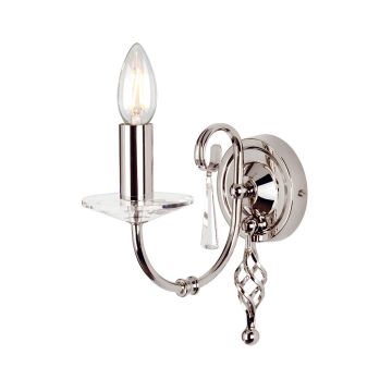 Elstead Lighting AEGEAN AG1-POL-NICKEL Wandleuchte 1x60W/E14
