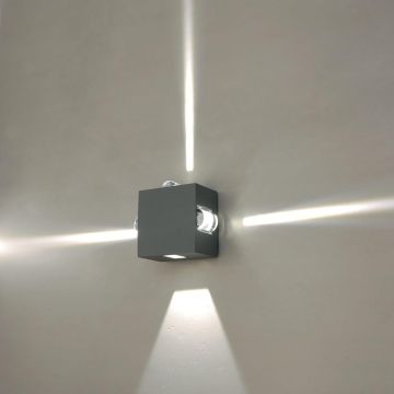 Elstead Lighting AGNER AGNER-4W Wandleuchte 4x60W/LED IP54