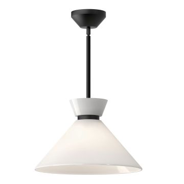 Elstead Lighting Halston ALM-HALSTON-P-M-BK Pendelleuchte 1x60W/E27 IP20