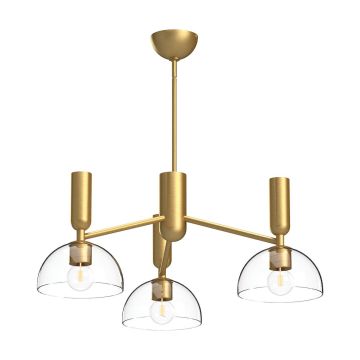 Elstead Lighting Jude ALM-JUDE3-GD-CL Kronleuchter 3x60W/E27 IP20