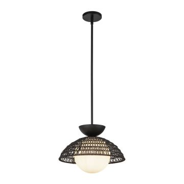 Elstead Lighting Perth ALM-PERTH-P-BK Pendelleuchte 1x60W/E27 IP20
