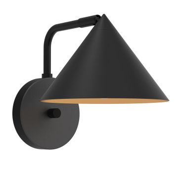 Elstead Lighting Remyck ALM-REMYCK-1WB-BK Wandleuchte 1x60W/E27 IP20