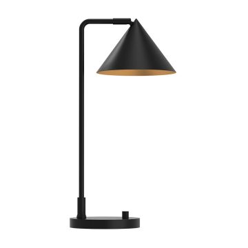 Elstead Lighting Remyck ALM-REMYCK-TL-BK Tischleuchte 1x60W/E27 IP20