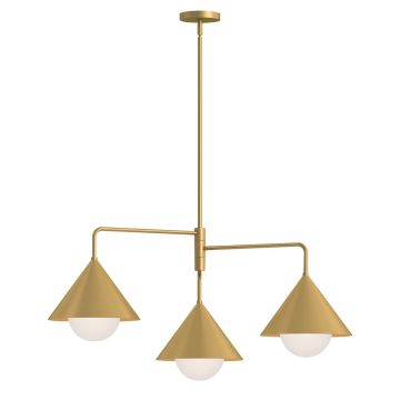 Elstead Lighting Remyck ALM-REMYCK3-GD Kronleuchter 3x60W/E27 IP20