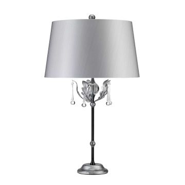 Elstead Lighting AMARILLI AML-TL-BLK-SIL Tischleuchte 1x60W/E27