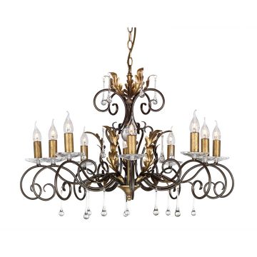 Elstead Lighting AMARILLI AML10-BRONZE Kronleuchter 10x60W/E14