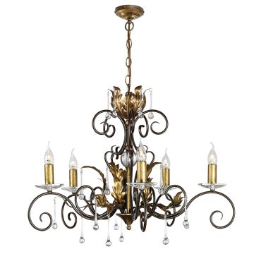 Elstead Lighting AMARILLI AML5-BRONZE Kronleuchter 5x60W/E14