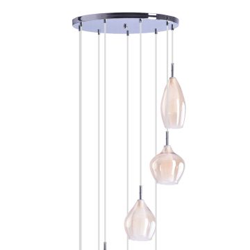 AZzardo AMBER MILANO AZ4014 Pendelleuchte 9x40W/G9 IP20