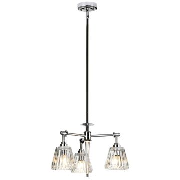 Elstead Lighting AGATHA BATH-AGATHA3P-PC Deckenlampe 3x3,5W/G9 320LM IP44