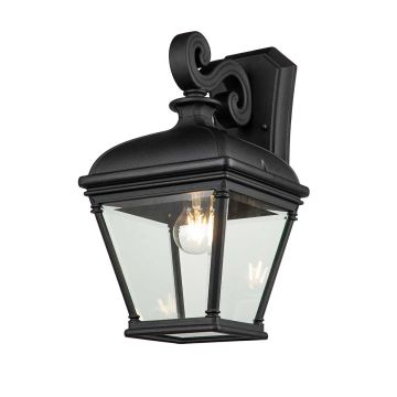 Elstead Lighting Bayview BAYVIEW-2L-BK Wandleuchte 1x60W/E27 IP44