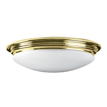 Elstead Lighting Brompton BATH-BROMPTON-F-PB Deckenleuchte 1x10W/GX53 IP44