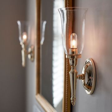 Elstead Lighting DRYDEN BATH-DRYDEN2-PB Wandleuchte 1x40W/G9 IP44