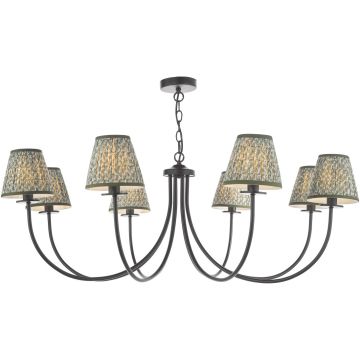 Dar Lighting Becca BEC0822-EST2624 Kronleuchter 8x40w/E14