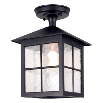 Elstead Lighting WINCHESTER BL18A-BLACK Deckenleuchte 1x60W/E27 IP43
