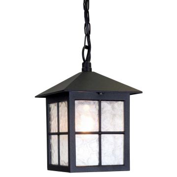 Elstead Lighting WINCHESTER BL18B-BLACK Pendelleuchte 1x60W/E27 IP43