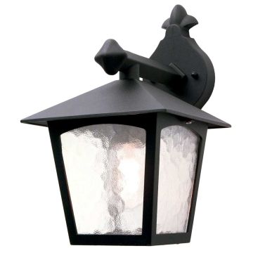 Elstead Lighting YORK BL2-BLACK Wandleuchte 1x60W/E27 IP43