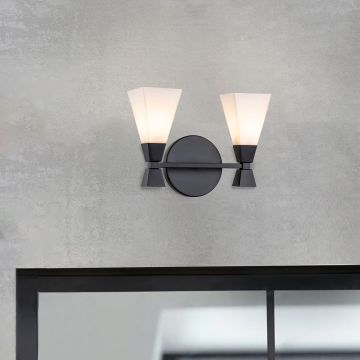 Elstead Lighting Bowtie BOWTIE-2-MB Wandleuchte 2x3 W/G9 3000 K 600 lm ip44