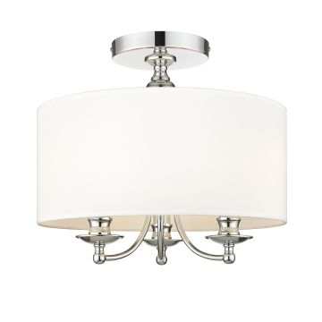 Cosmolight ABU DHABI C03466CH-WH Deckenlampe 3x40W/E14