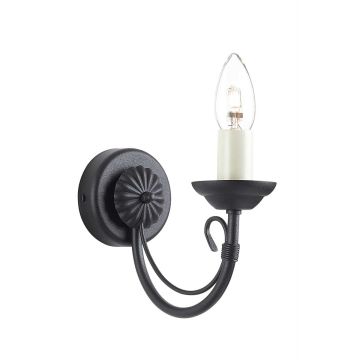 Elstead Lighting CHARTWELL CH1-BLACK Wandleuchte 1x60W/E14
