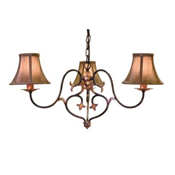 Elstead Lighting CONISTON CN3-BUR-GOLD Kronleuchter 3x60W/E14