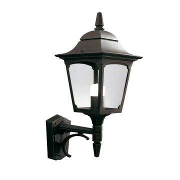 Elstead Lighting CHAPEL CP1-BLACK Wandleuchte 1x60W/E27 IP44