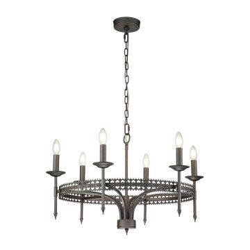 Elstead Lighting CROWN CROWN6 Kronleuchter 6x60W/E14
