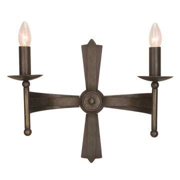Elstead Lighting CROMWELL CW2-OLD-BRZ Wandleuchte 2x60W/E14