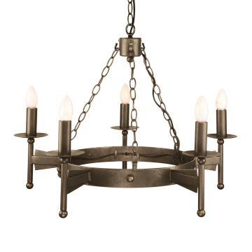 Elstead Lighting CROMWELL CW5-OLD-BRZ Kronleuchter 5x60W/E14