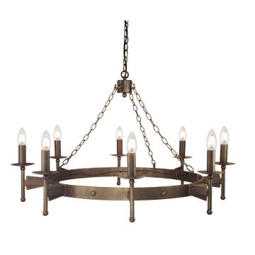Elstead Lighting CROMWELL CW8-OLD-BRZ Kronleuchter 8x60W/E14