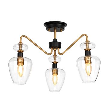 Elstead Lighting ARMAND DL-ARMAND-SF3-AB Deckenlampe 3x40W/E14