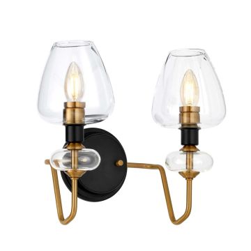Elstead Lighting ARMAND DL-ARMAND2-AB Wandleuchte 2x40W/E14