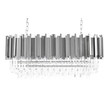 King Home IMPERIAL LONG SILVER DW-D5689S.SILVER Pendelleuchte 18x40W/E14 IP20