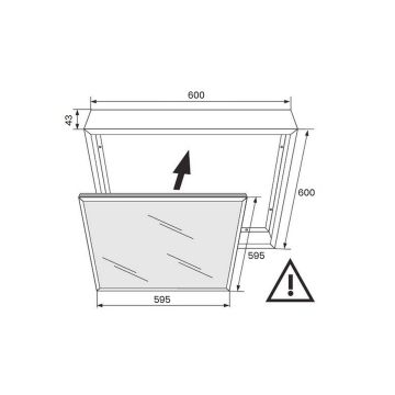Eko Light LED PANEL EKP9131 Montageset IP20