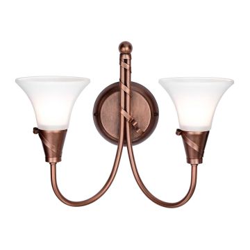 Elstead Lighting EMILY EM2-COPPER Wandleuchte 2x60W/E14