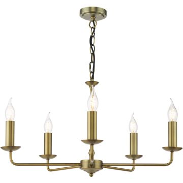 Dar Lighting Favian FAV0563 Kronleuchter 5x40w/E14
