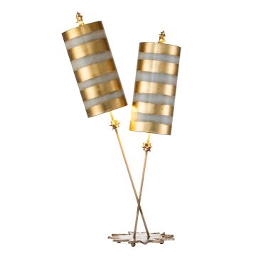 Flambeau NETTLE FB-NETTLELUX-G-TL Tischleuchte 2x60W/E27
