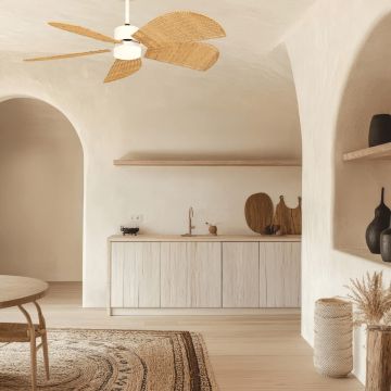 Zambelis CEILING FAN 25328 Ventilator 15W/led 3000K - 4000K - 6500K 1500lm IP20