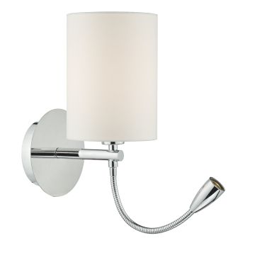 Dar Lighting FETA FET0750 Wandlampenarm 1x60W/E27+1x1W/LED IP20