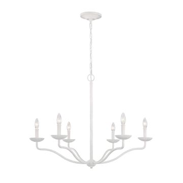 Feiss Annie FE-ANNIE6-PSW Kronleuchter 6x40W/E14