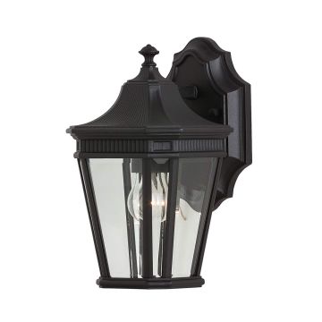 Feiss COTSWOLD LANE FE-COTSLN2-S-BK Wandleuchte 1x60W/E27 IP44
